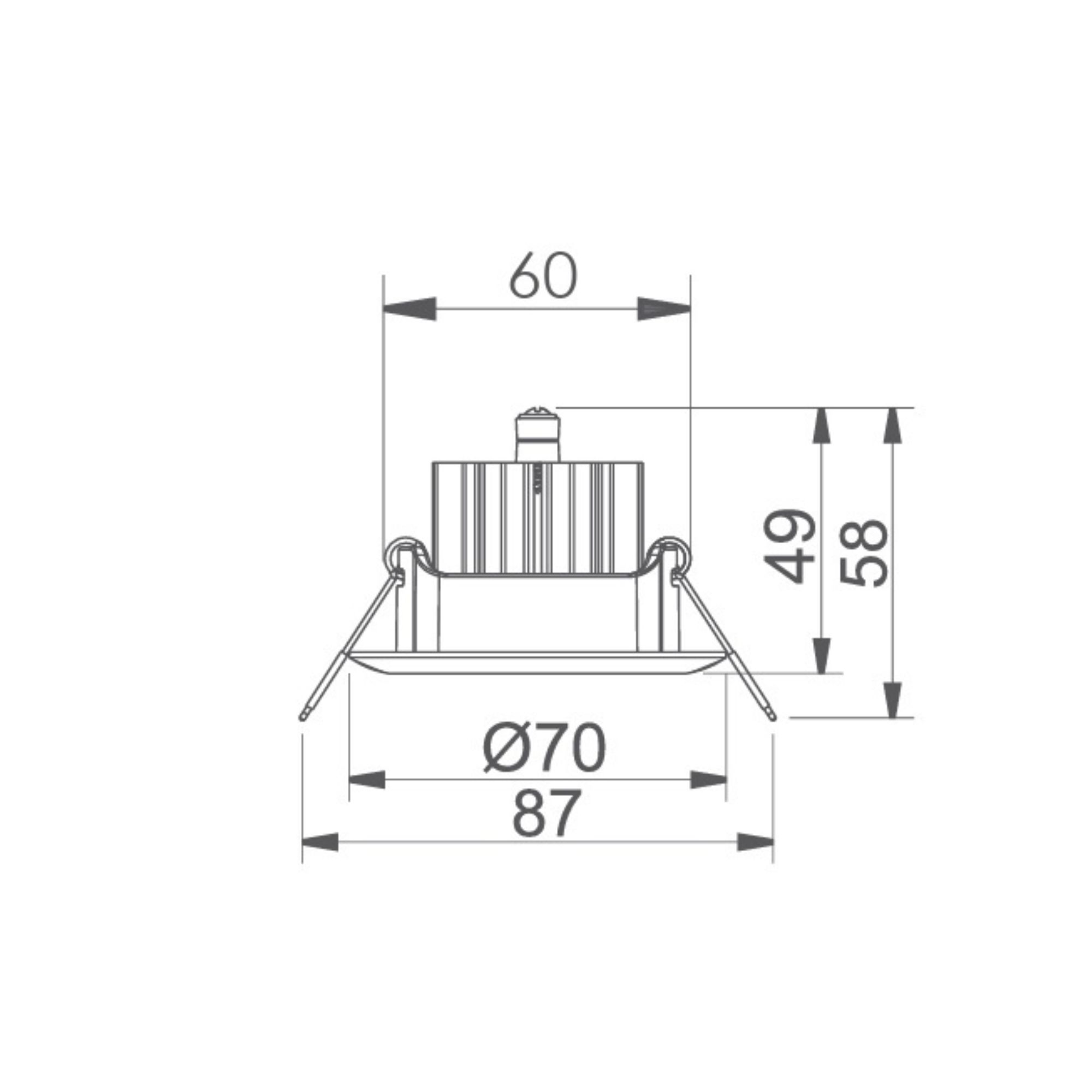 LED evakuatsioonivalgusti Starlet White, 2W, 200lm, 3h, SO, SA, MT, IP20 - Image 3