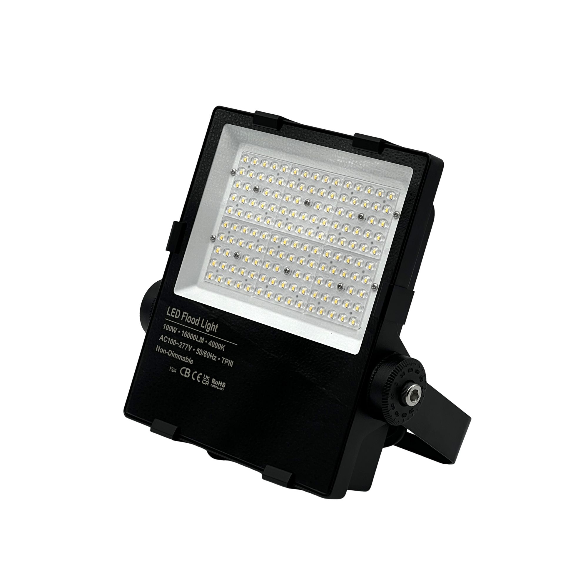 LED prožektor Slim G3, 100W, 4000K, 16000lm, IP65, CRI70, asümmeetriline