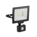Prožektor liikumisanduriga G-TECH, 30W, 3000lm, 4000K, IP65, 120*, must