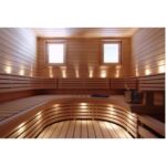 Sauna täppvalgustuse komplekt, 12 x 0,2W LEDI, 3500K, IP54, teras