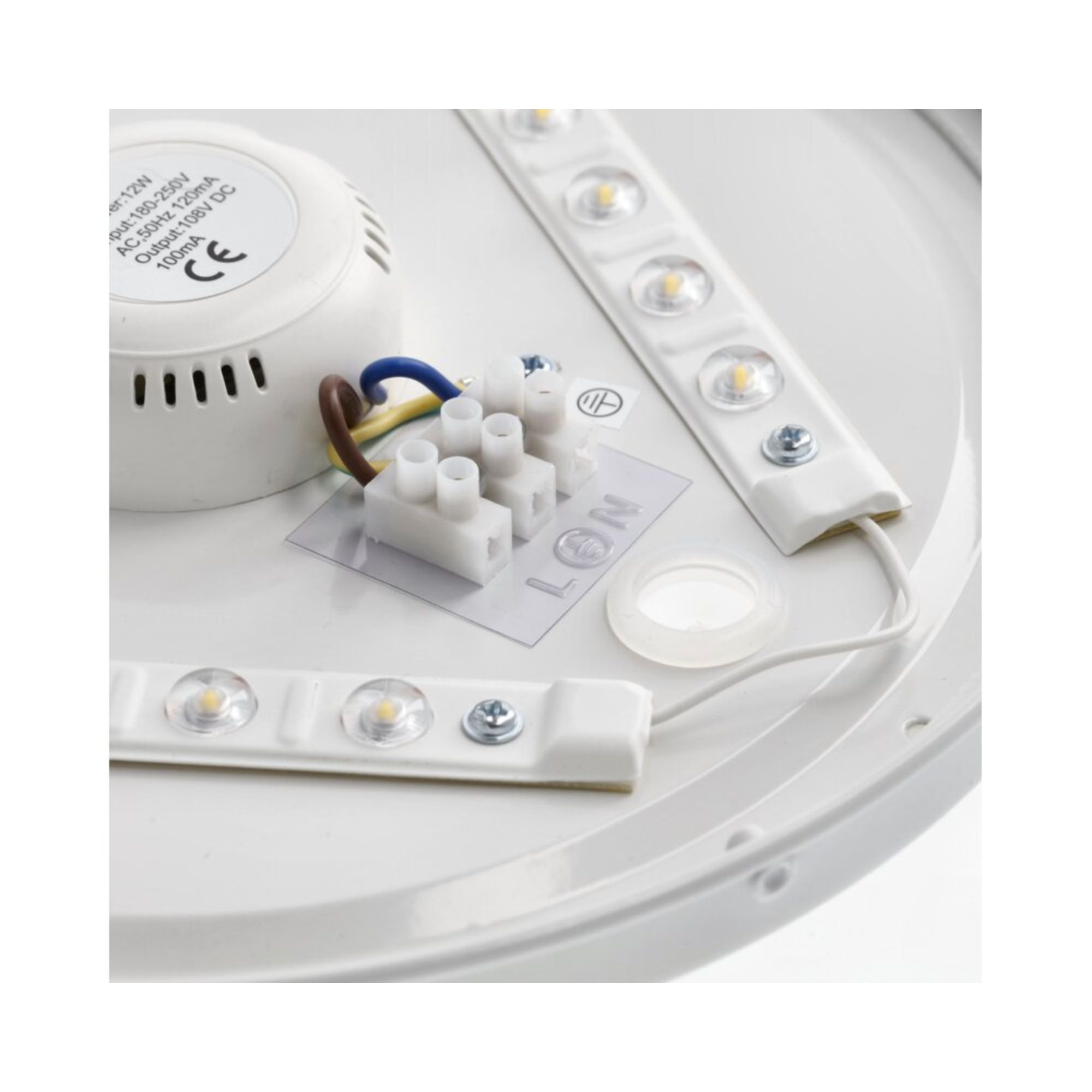 LED Plafoon ASTRA, 12W, 960lm, 4000K, IP54, 255mm, GTV - Image 2