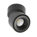 LED valgusti BIANCO, must, 8W, 680lm, IP20, 36*, IK06, 4000K