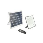 Päikesepaneeliga prožektor BRAVOS, 150W, 1500lm, 6400K, IP65, 120*, GTV