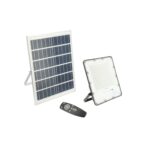 Päikesepaneeliga prožektor BRAVOS, 200W, 2000lm, 6400K, IP65, 120*, GTV
