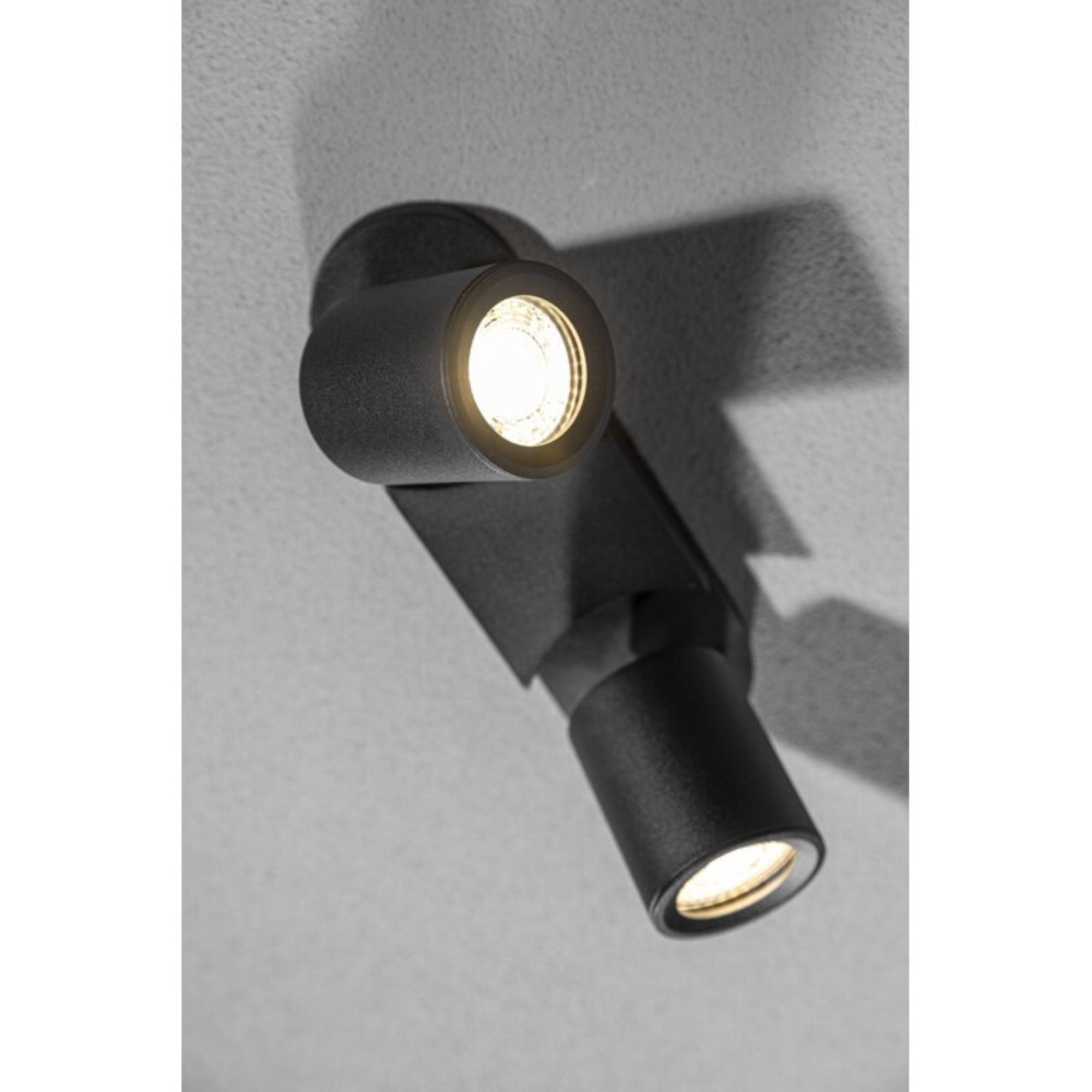 Spotvalgusti BLINK II, 2-ne, GU10, 2*20W, alumiinium, must, IP20, GTV - Image 2