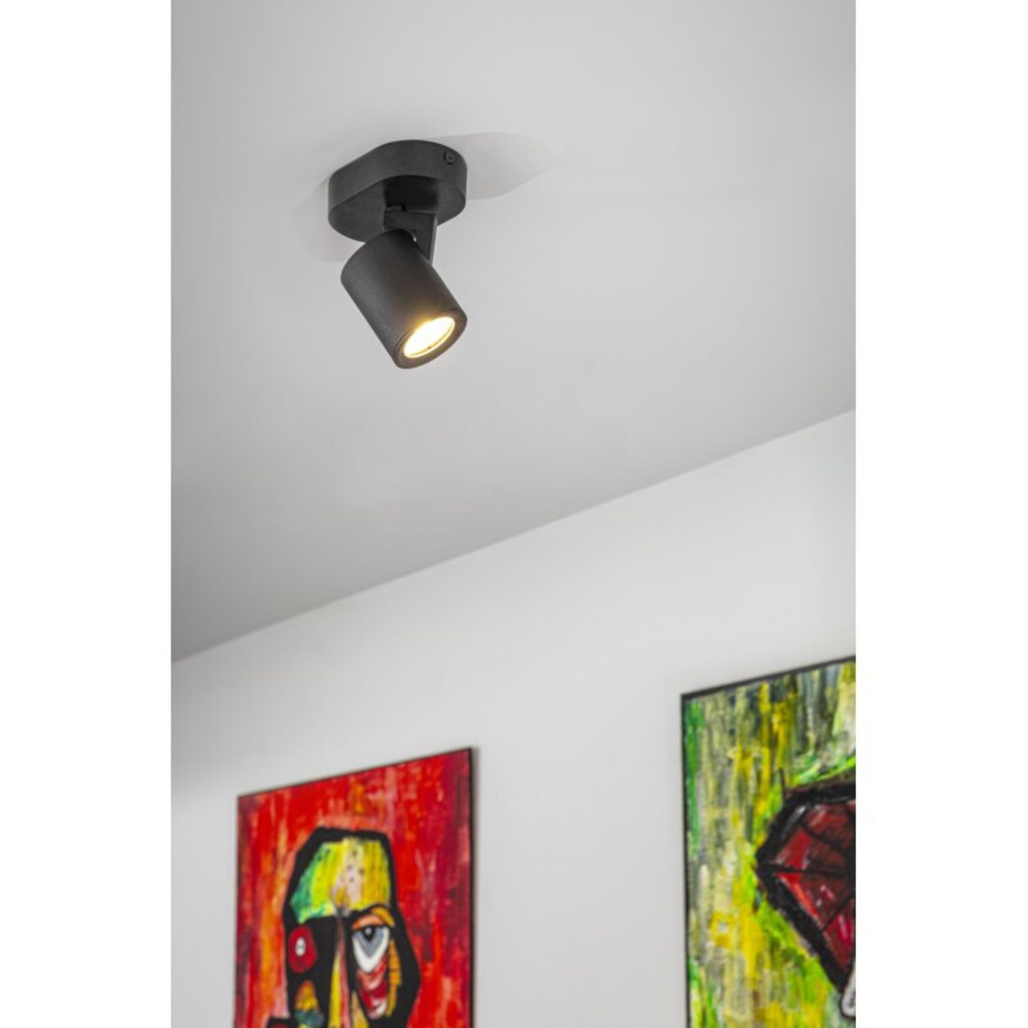 Spotvalgusti BLINK II, 1ne, GU10, 20W, IP20, alumiinium, must, GTV - Image 2