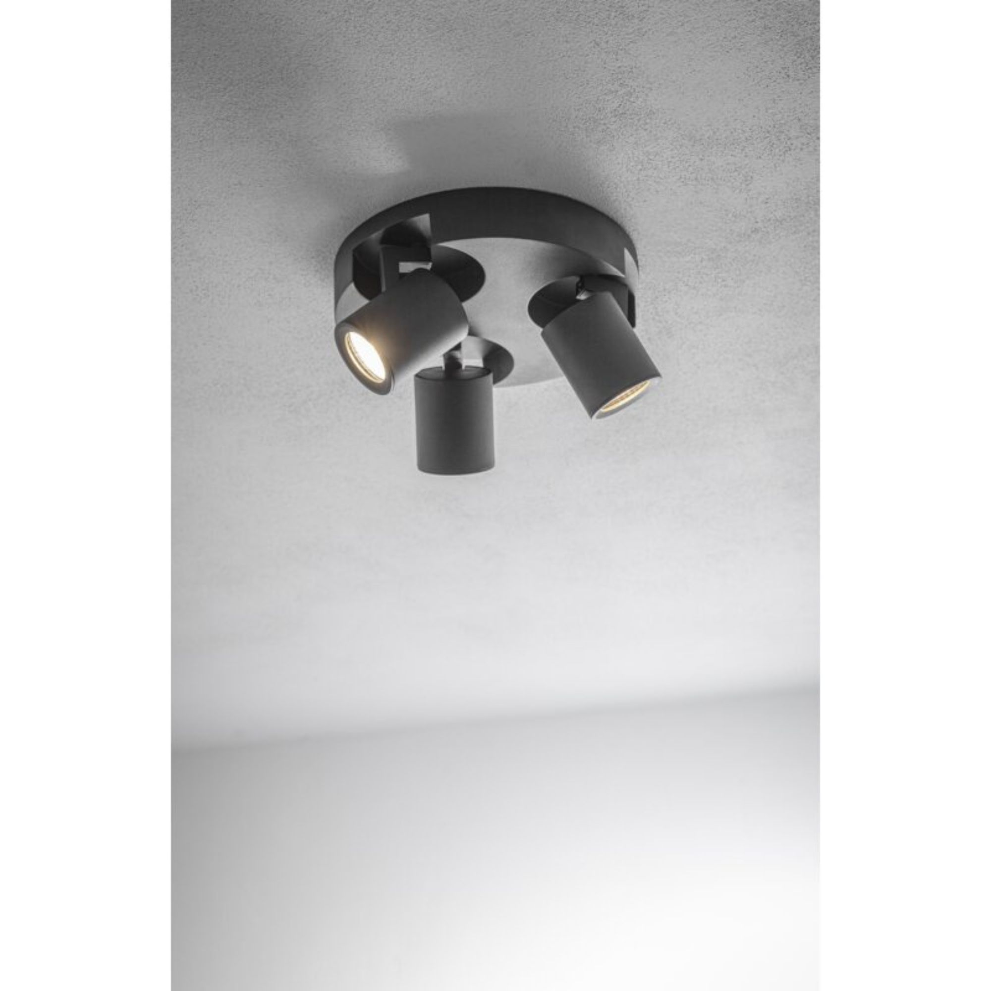 Spotvalgusti BLINK II, 3-ne, GU10, 3*20W, alumiinium, must, IP20, GTV - Image 2