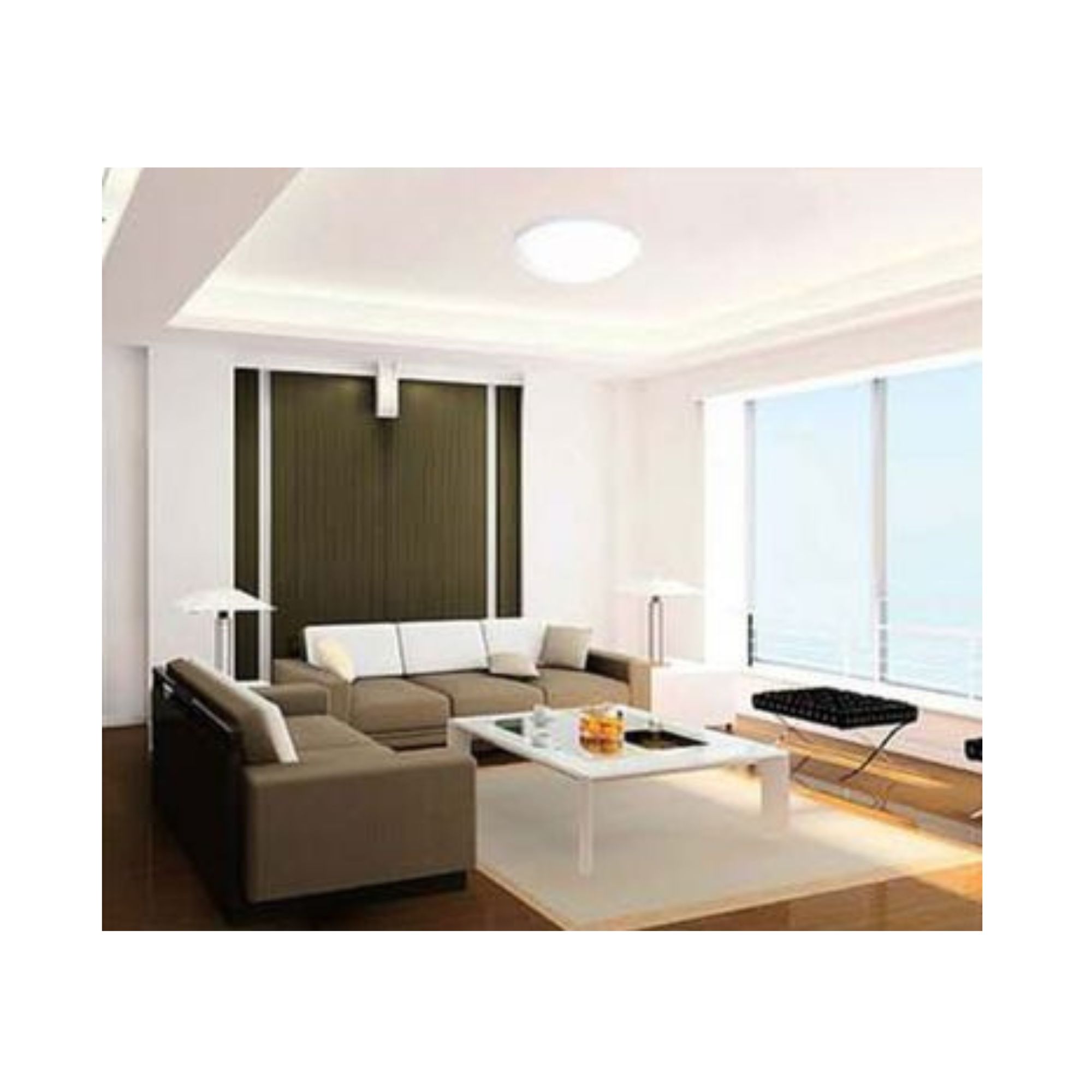 Sensorvalgusti, 60W, E27, IP44, D280, 9m, 12min, klaaskupliga, valge - Image 2
