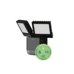 LED valgusti theLeda S17-100 BK, 17W, 4000K, IP55, 1800lm, liikumisanduriga
