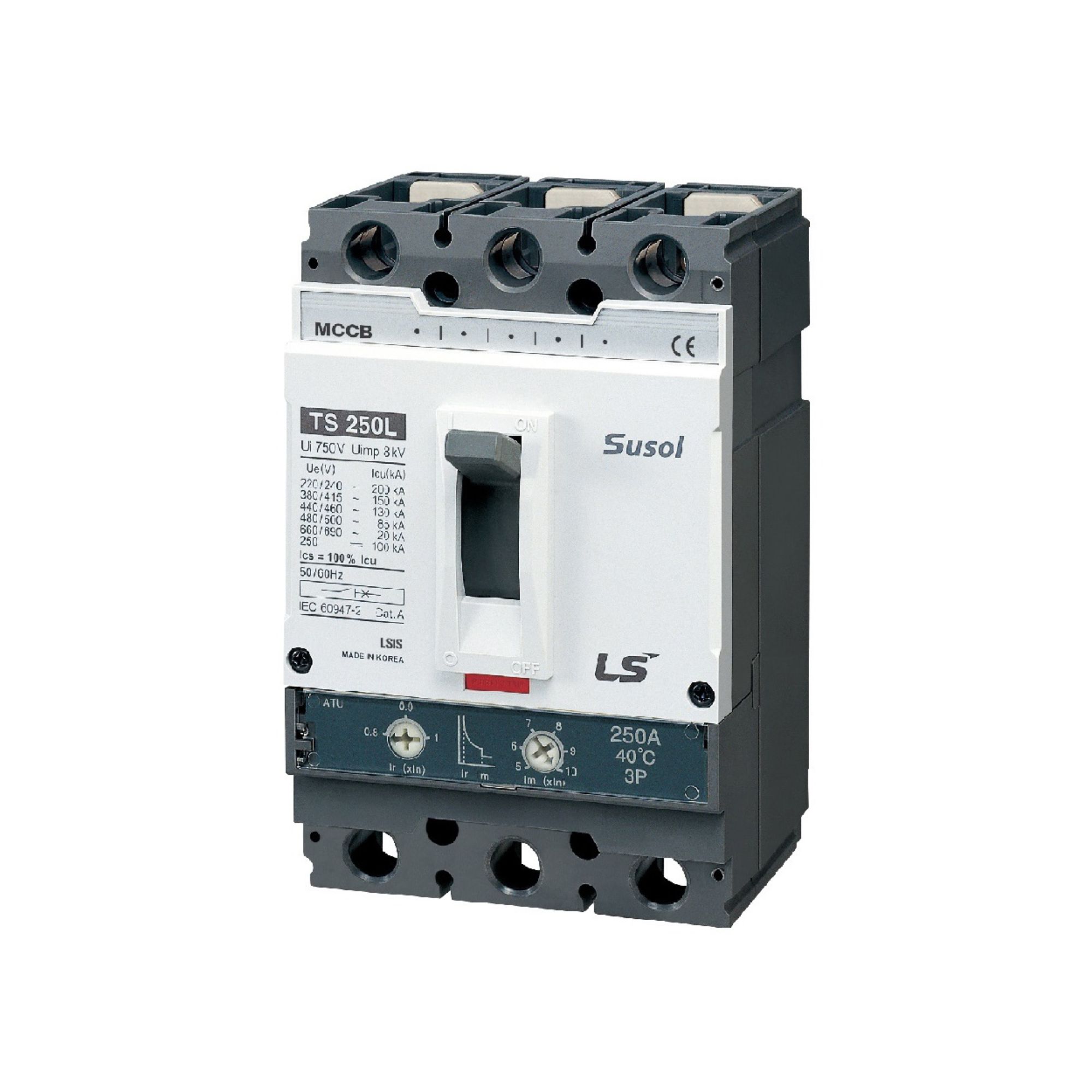 Kaitselüliti TS250N, ATU, 250A, 50kA, LS Electric