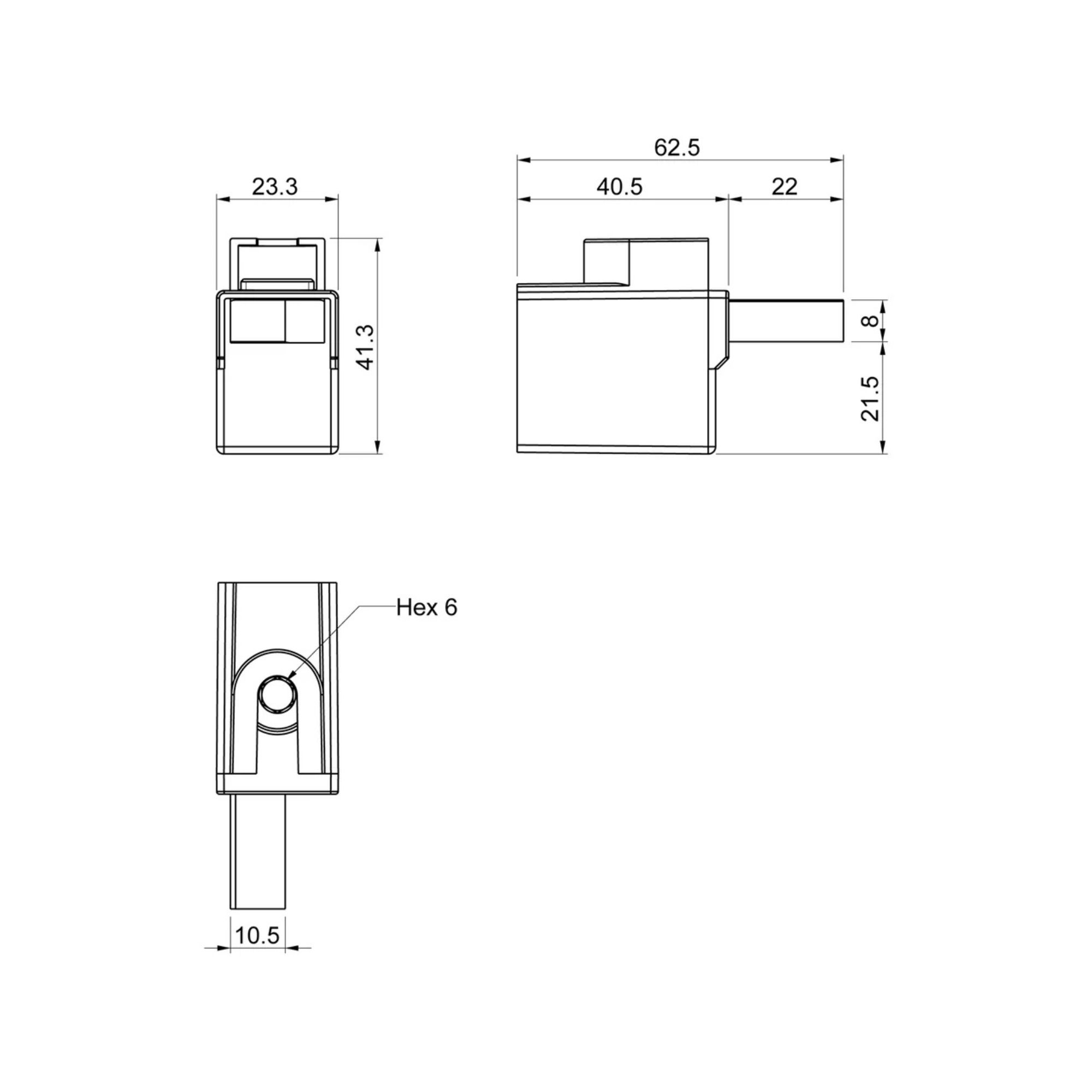 Kaabli ühendamise klemm KL-le KKL1x120T1, Al/Cu 16-120 mm2, KATKO - Image 2
