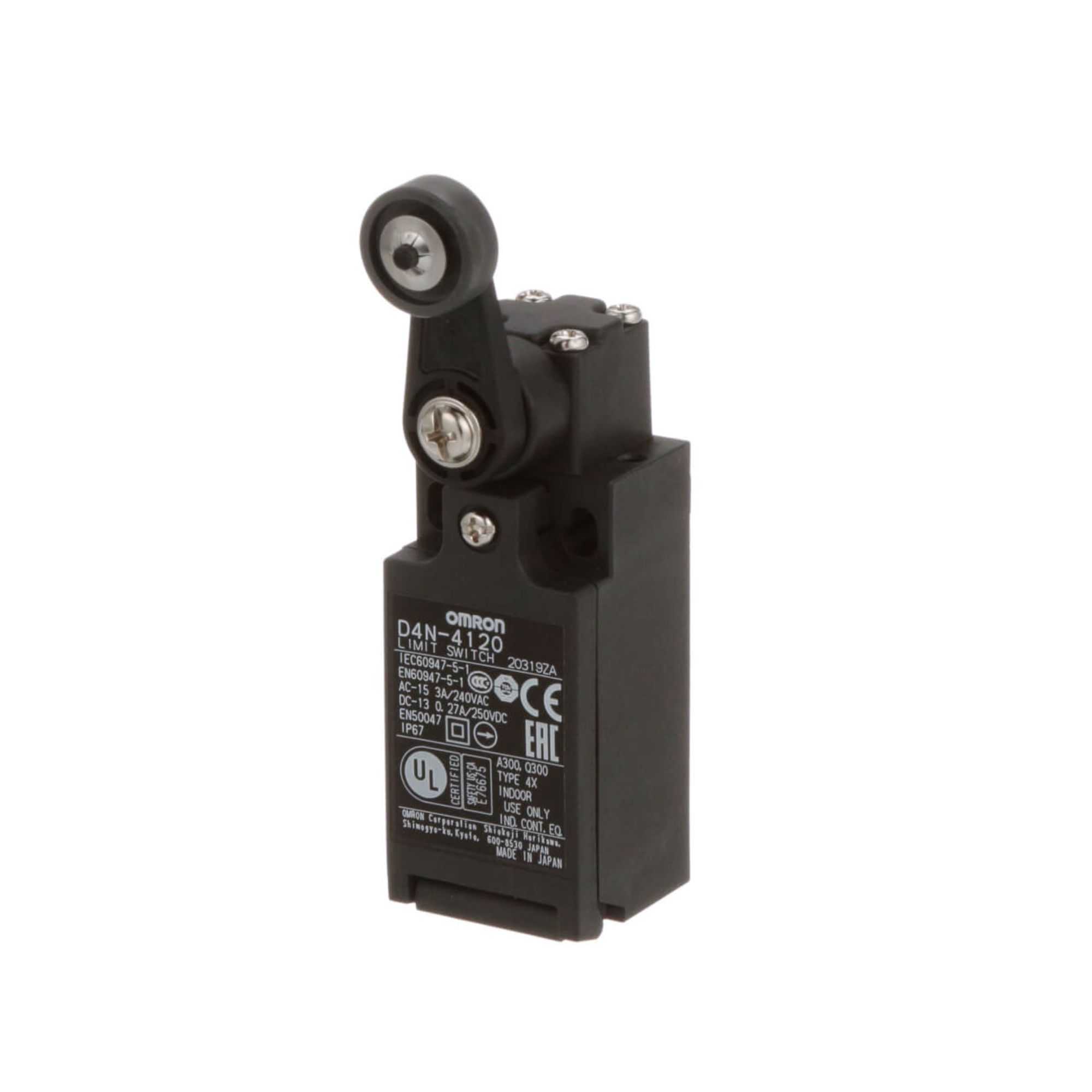 Lõpulüliti D4N-4120, 1NO+1NC, 10A 230VAC, IP67 M20*1,5, Omron