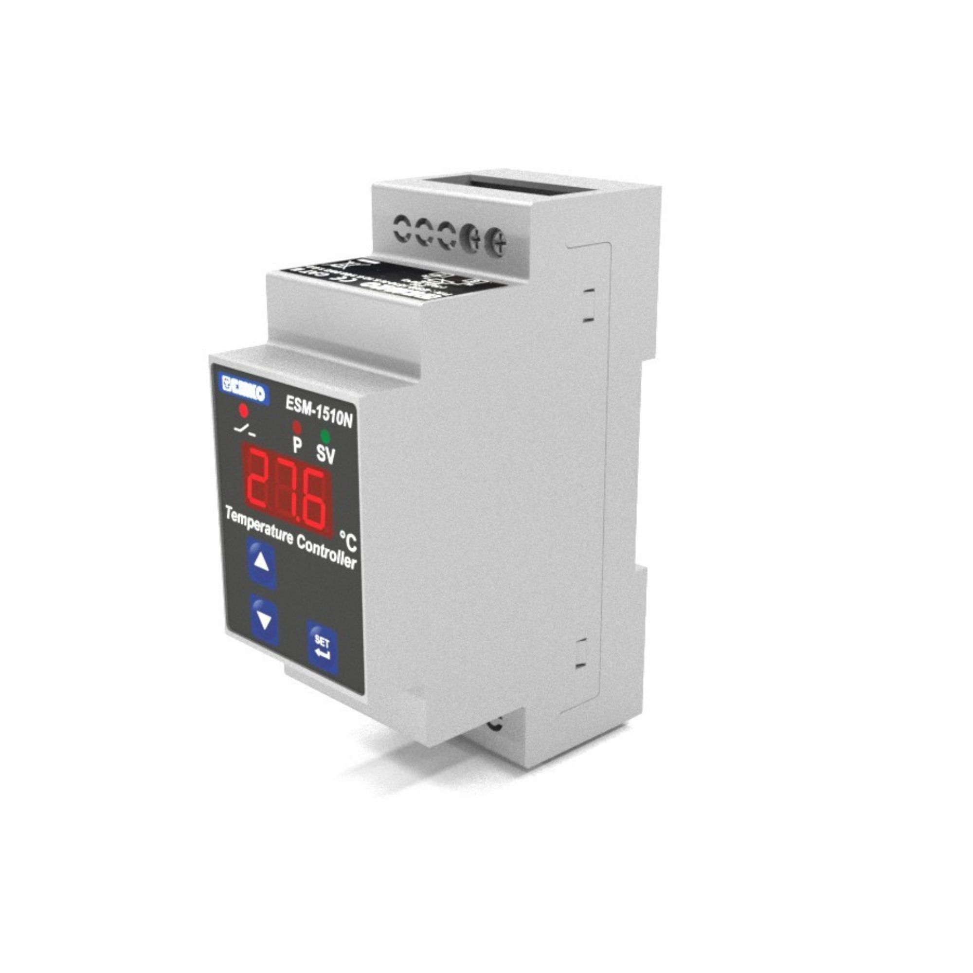 Temperatuurikontroller ESM-1510-N, DIN-liistule, 230AC, küte/jahutus, 5A, -50C+400C - Image 2