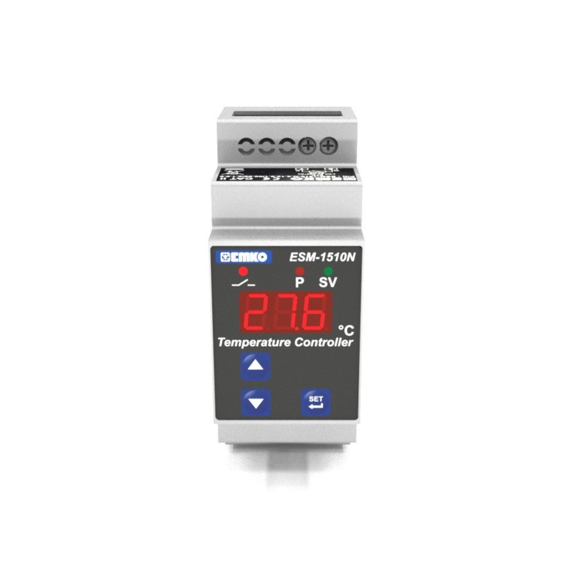Temperatuurikontroller ESM-1510-N, DIN-liistule, 230AC, küte/jahutus, 5A, -50C+400C
