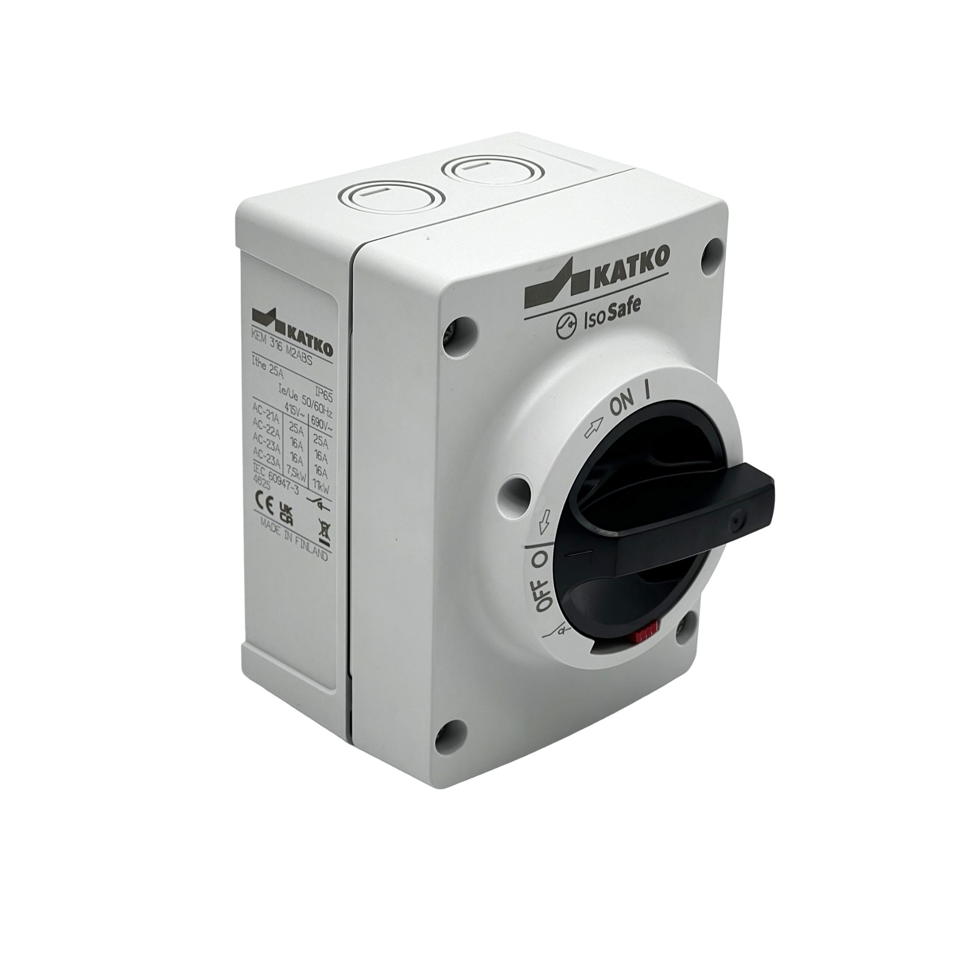 Turvalüliti KEM 316 M2 ABS, 7,5KW, 16A, IP65, KATKO