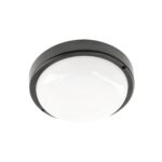 LED Plafoon KODO-OK, 12W, 1080lm, IP54, IK08, 4000K, ümar, must, GTV