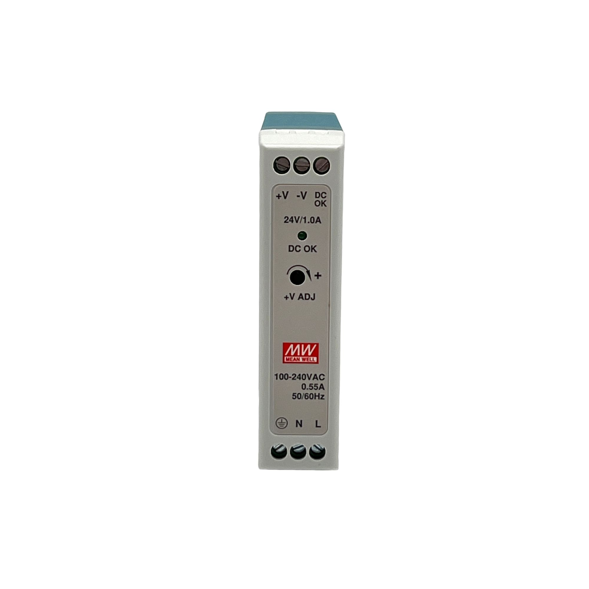 Toiteplokk MDR-20-24, 24VDC, 1A, 24W, DIN latile, 22.5mm