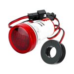 Amper-, voltmeeter XB7 Monolithic, 22,5mm, 0-100AAC, 20-500VAC, IP65, punane, MAXGE