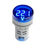 Voltmeeter XB7 Monolithic, 22,5mm, 4-100VDC, IP65, sinine, MAXGE