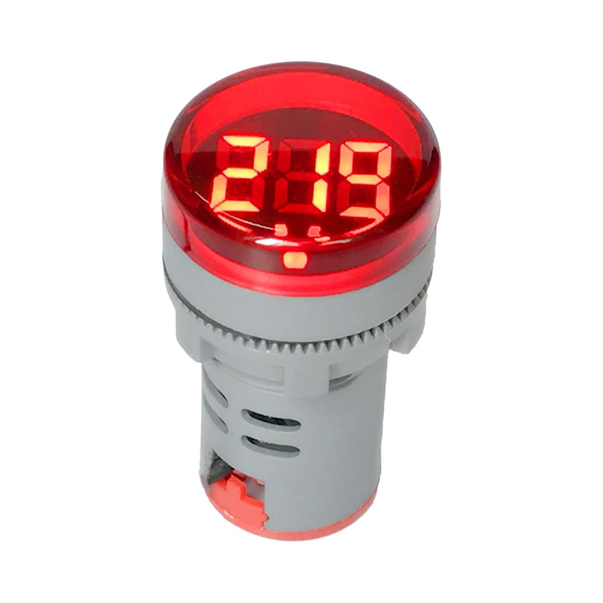 Voltmeeter XB7 Monolithic, 22,5mm, 20-500VAC, IP65, punane, MAXGE