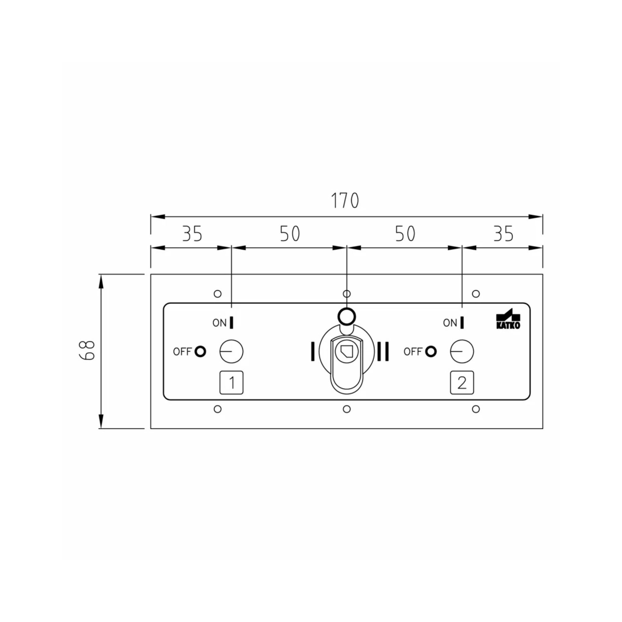 Ümberlülituskomplekt VV102LK12, KATKO - Image 2