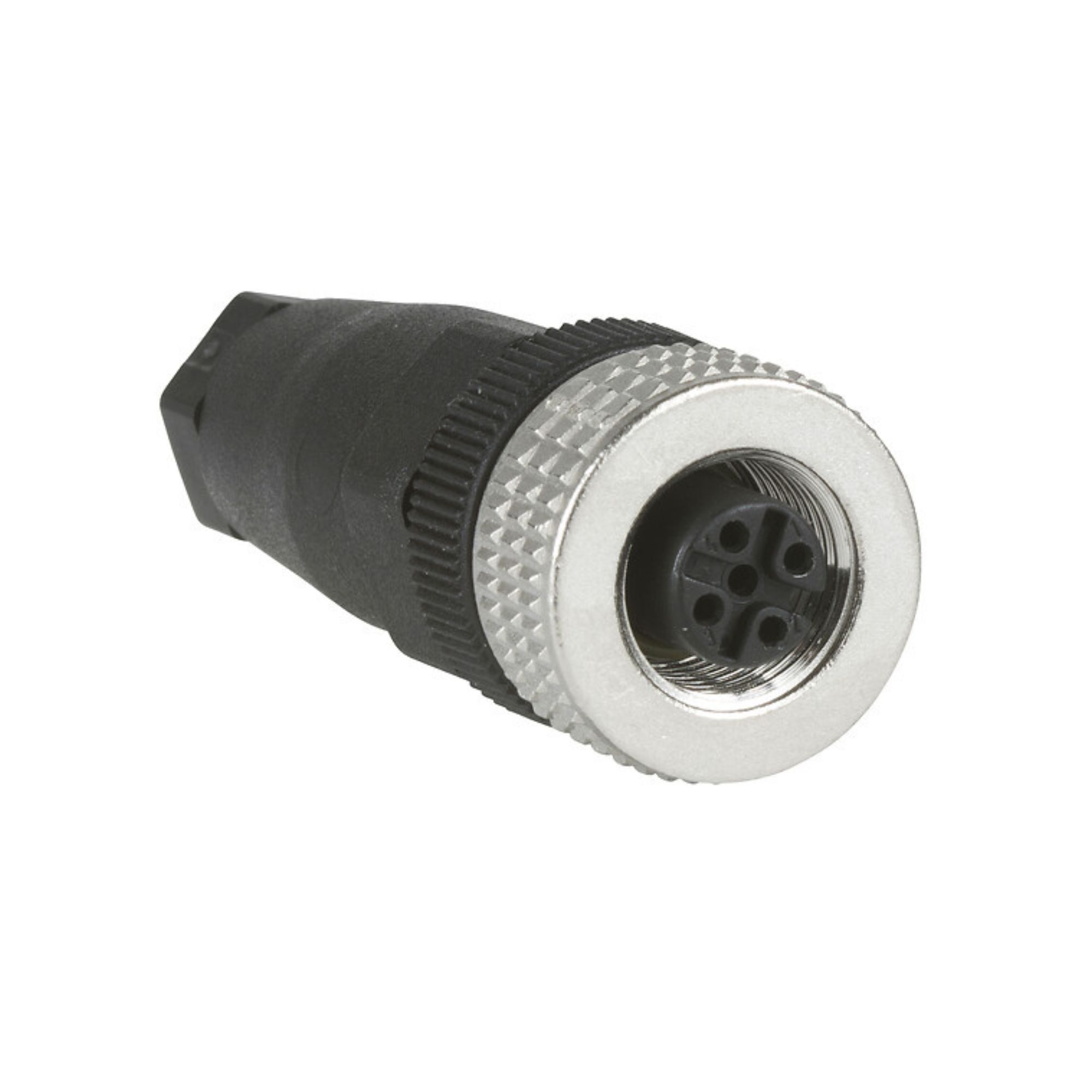 Anduri liides M12, 4pin, otse, ilma kaablita, PG7, Telemecanique