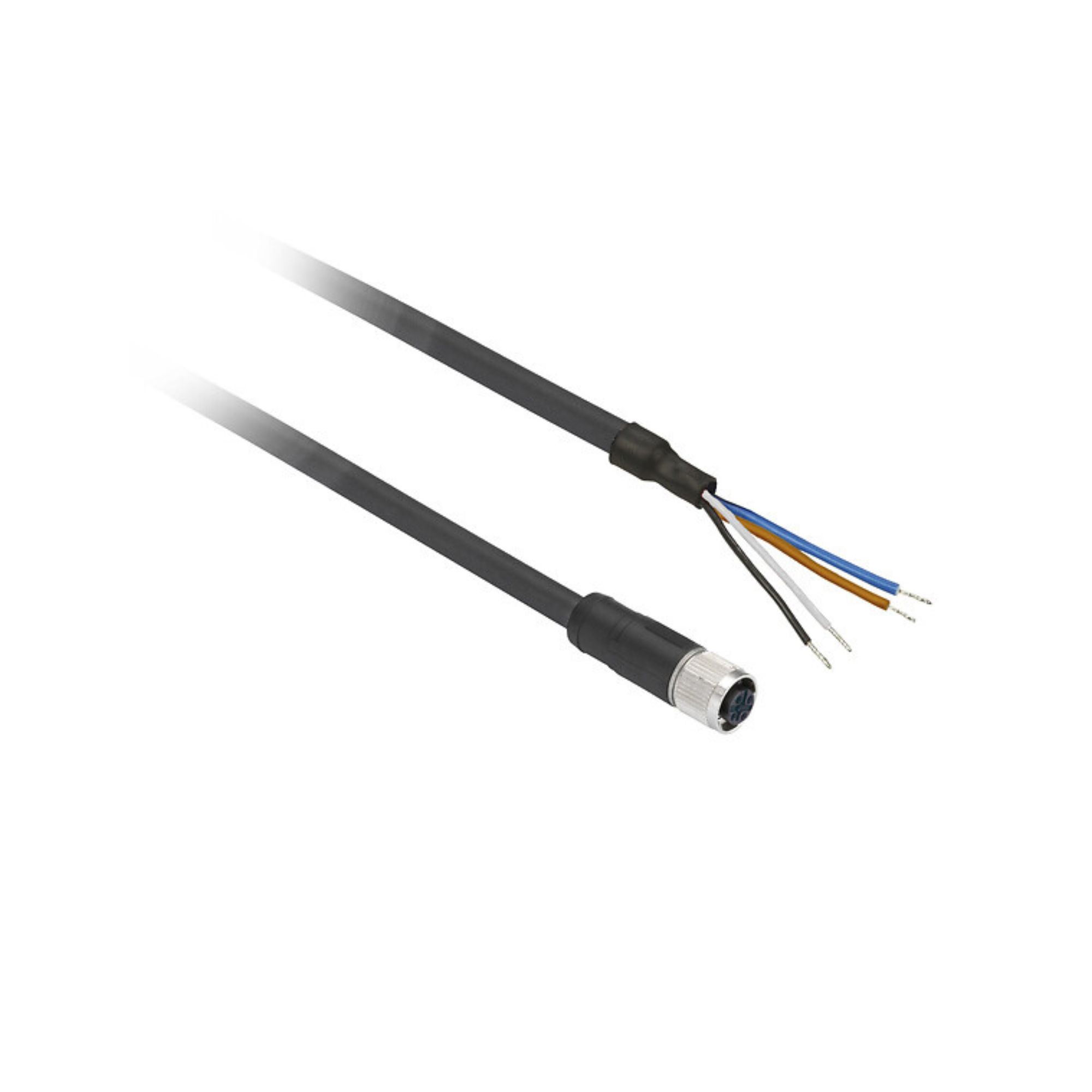 Andurikaabel XZ M12, otse, 4 x 0.34 mm², 2m, Telemecanique