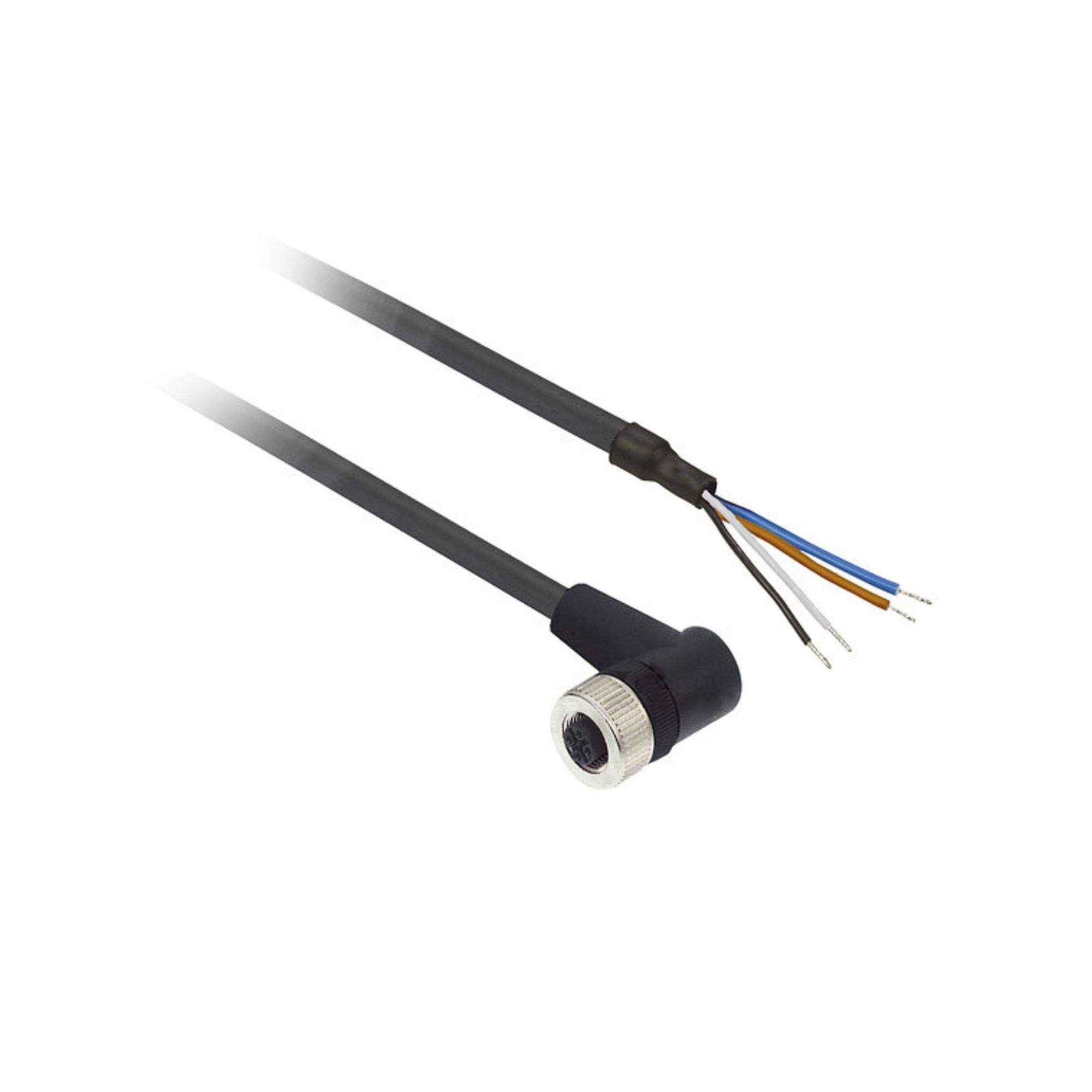Andurikaabel XZ M12, 90* nurgaga, 4 x 0.34 mm², 10m, Telemecanique