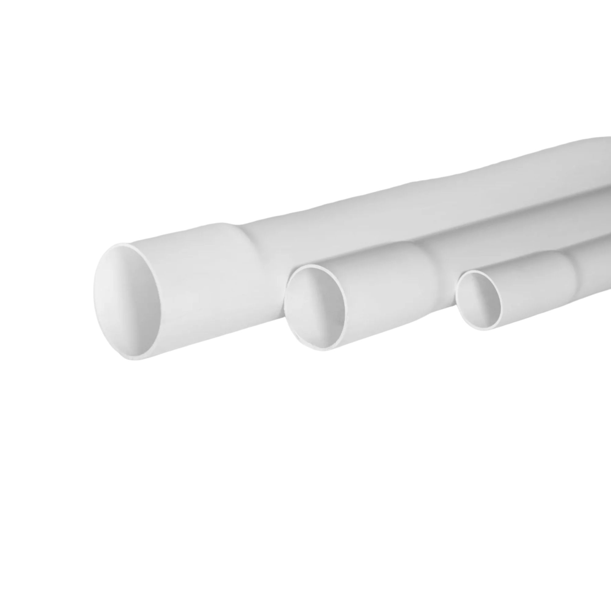 Plasttoru 20mm, VALGE, 3m, 320N, jätkumuhviga