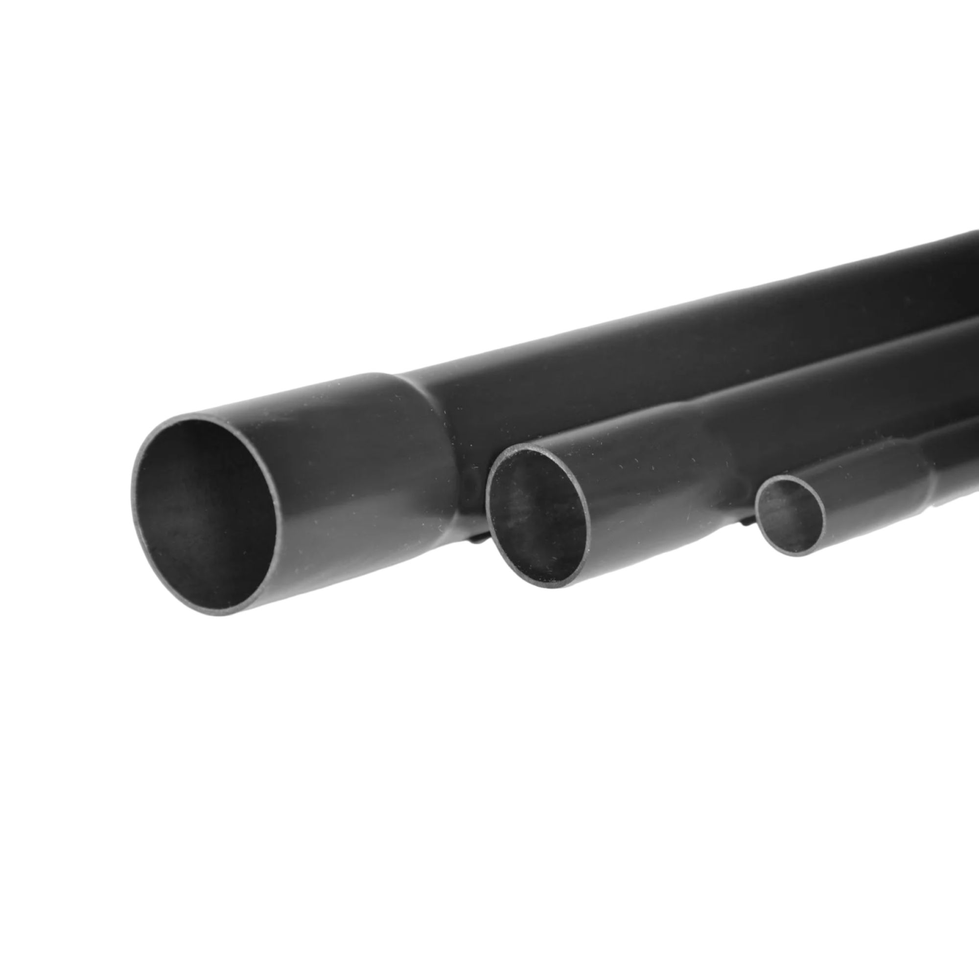 Plasttoru 25mm, MUST, 3m, 750N, UV-kindel, -25*...+60*C, jätkumuhviga