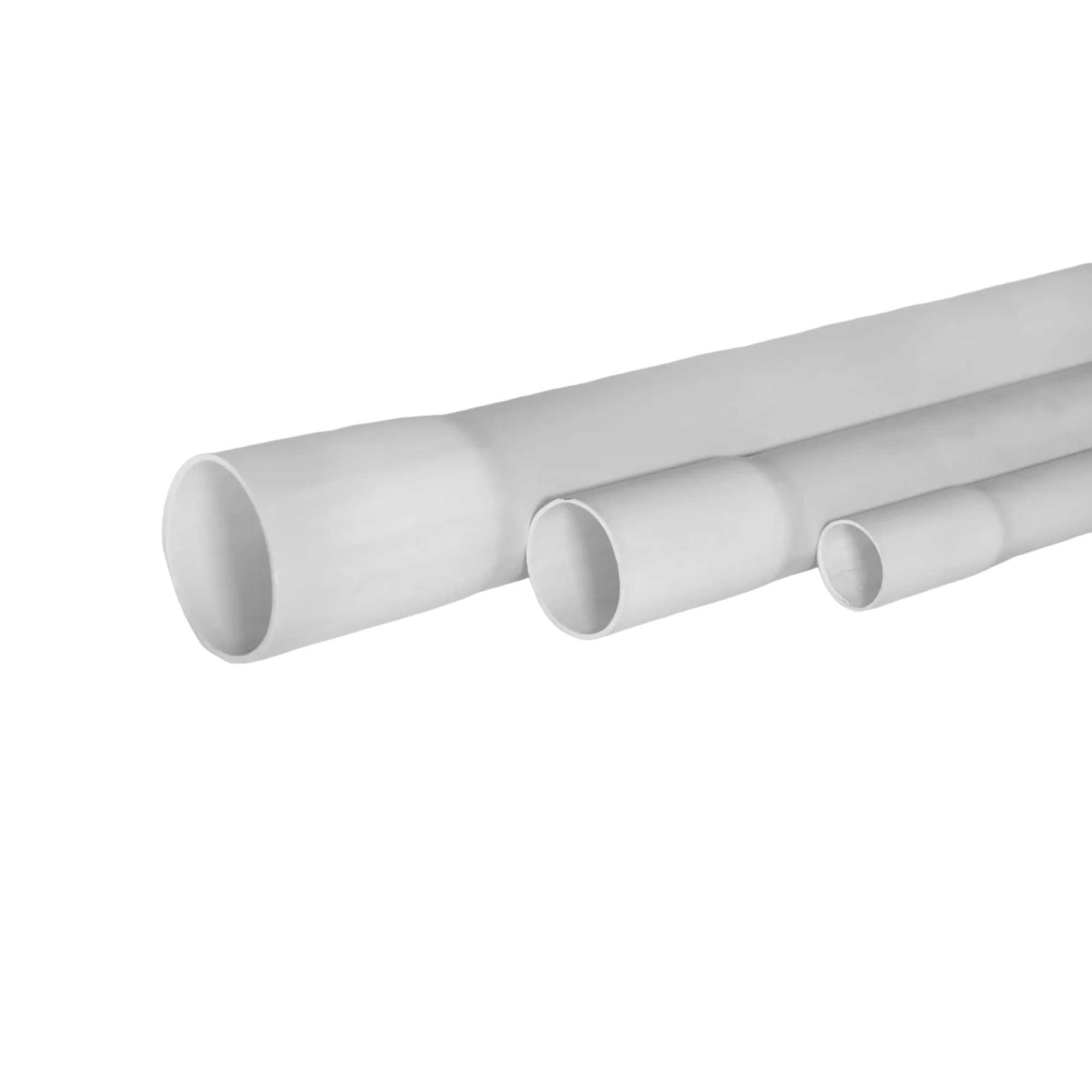 Plasttoru TRL 25, 25mm, hall, muhviga, 320N, 3m