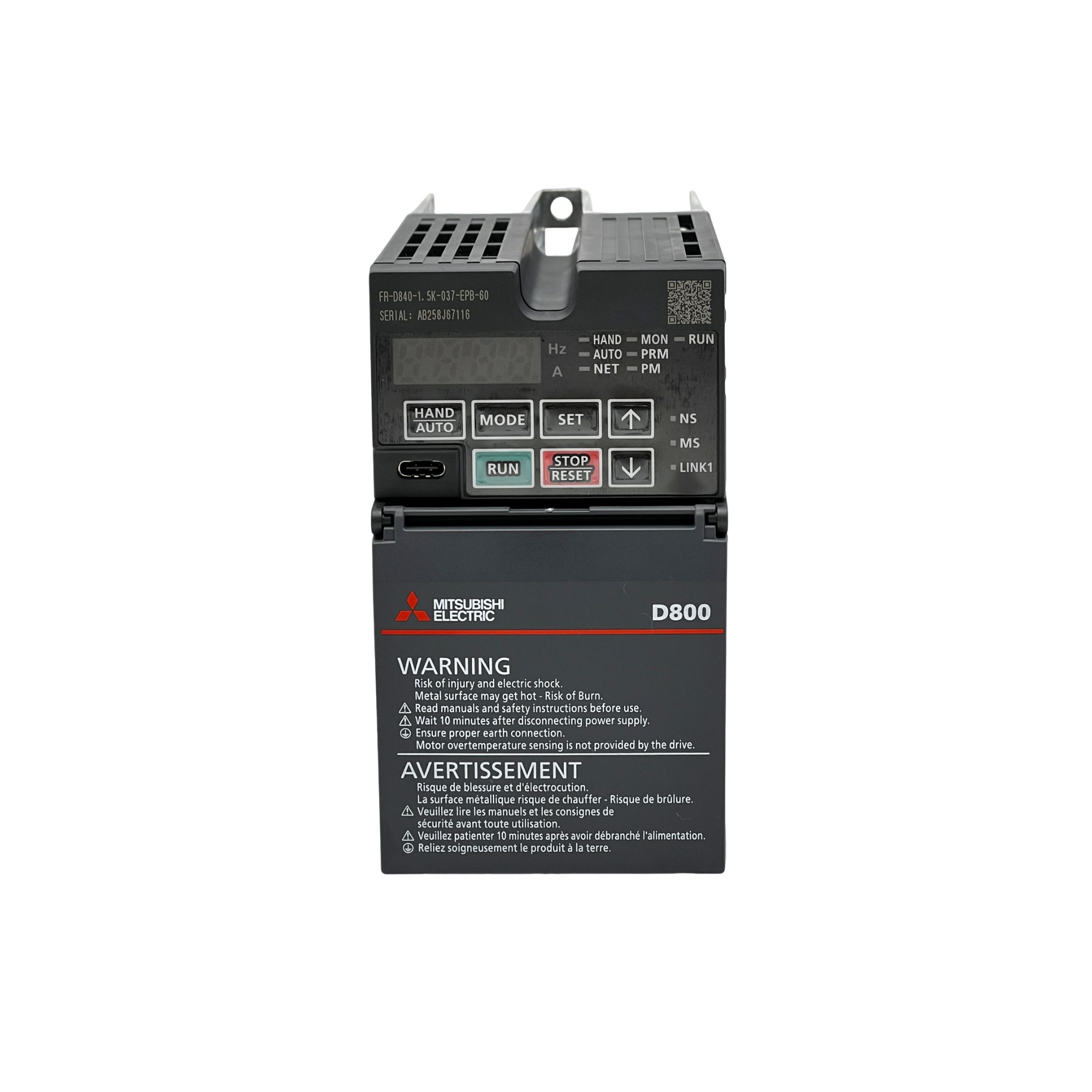 Sagedusmuundur, 3,7A, 1,5KW, 400VAC, Mitsubishi