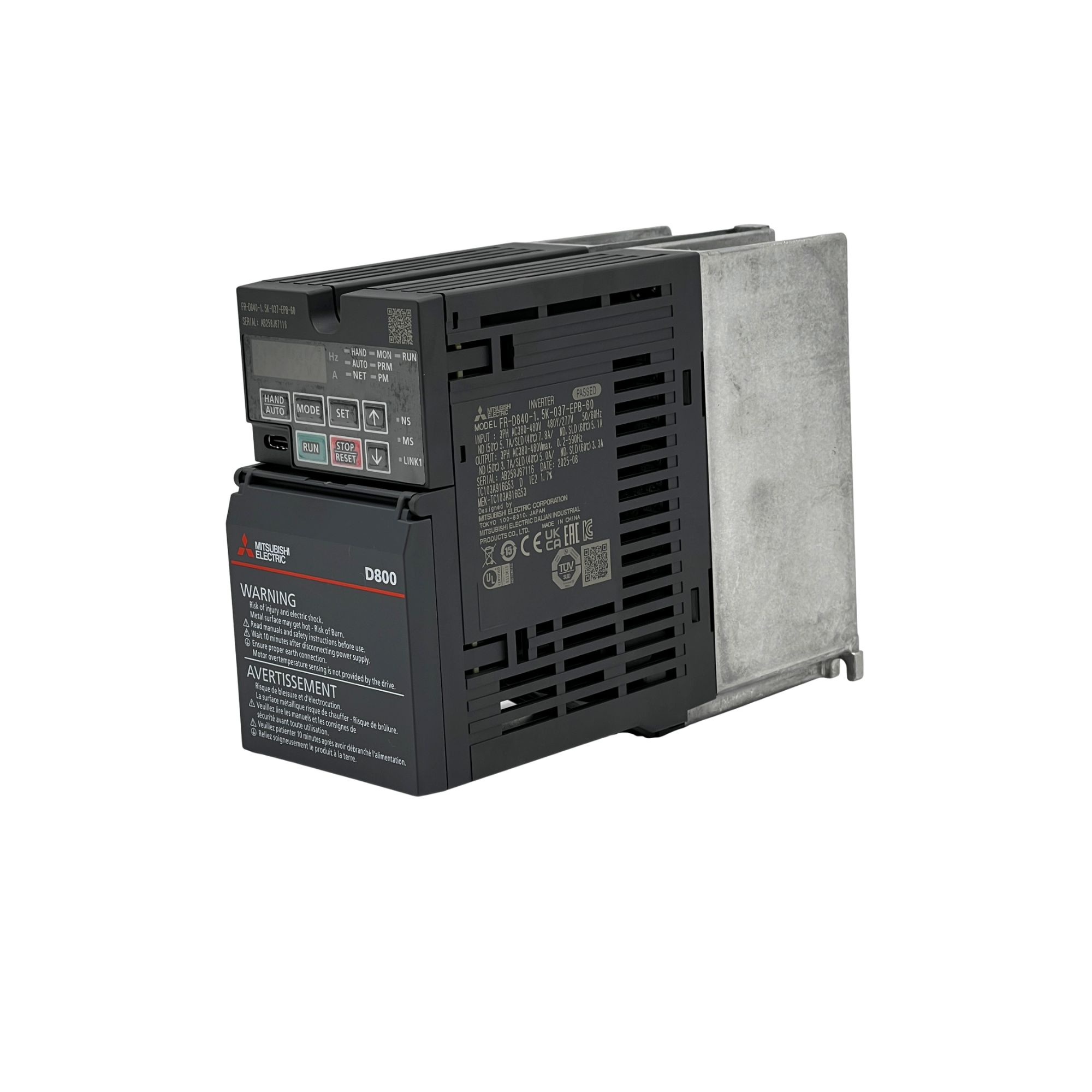 Sagedusmuundur, 3,7A, 1,5KW, 400VAC, Mitsubishi - Image 2