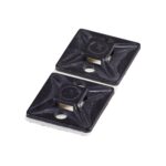 Liimankur kaabliköidisele 28*28 HAUPA (100 TK/PK Must)