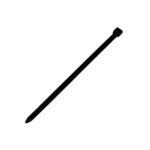 Kaabliköidis 200*7.6mm HAUPA must (100tk/pk.)