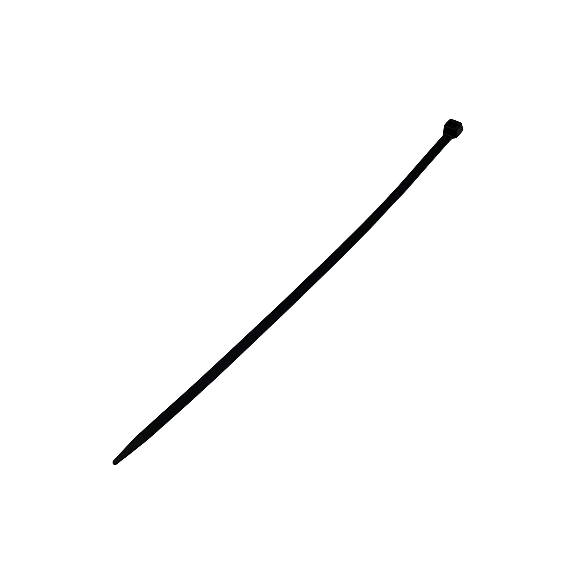 Kaabliköidis 370*7.6mm HAUPA must (100tk/pk.)