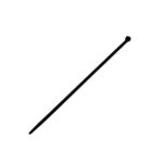 Kaabliköidis 425*8.8mm HAUPA must (50tk/pk.)