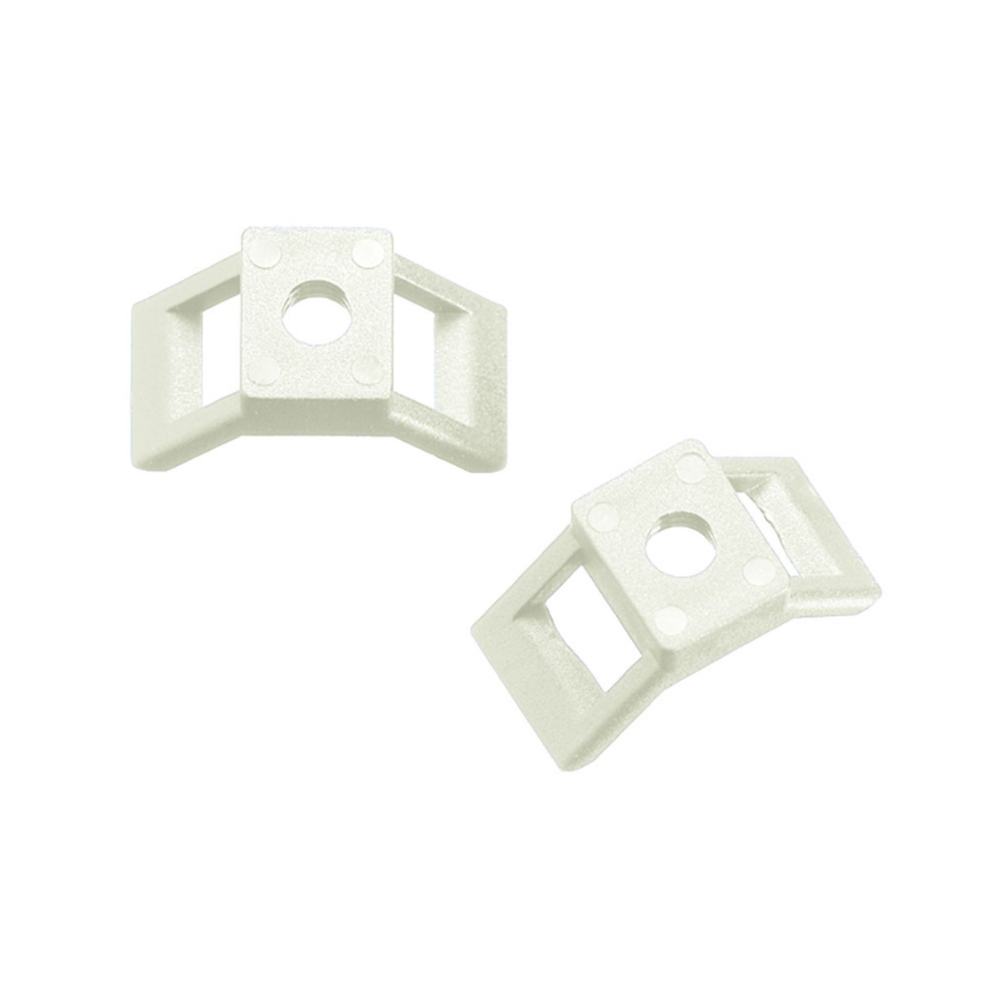 Kruviankur kaabliköidisele 7,8mm.HAUPA (100tk/pk.) VALGE