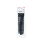 Juhtmeside Softfix M 260*11mm must HELLERMANN (8 tk/pk.)