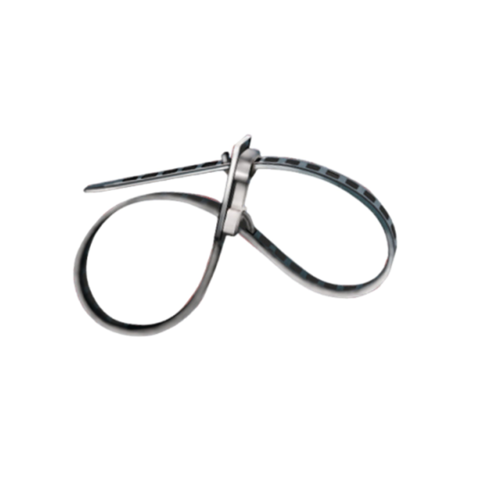 Juhtmeside Softfix M 260*11mm must HELLERMANN (8 tk/pk.) - Image 2